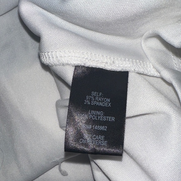 Torrid White Floral Mini Dress 14/16 - Picture 7 of 9